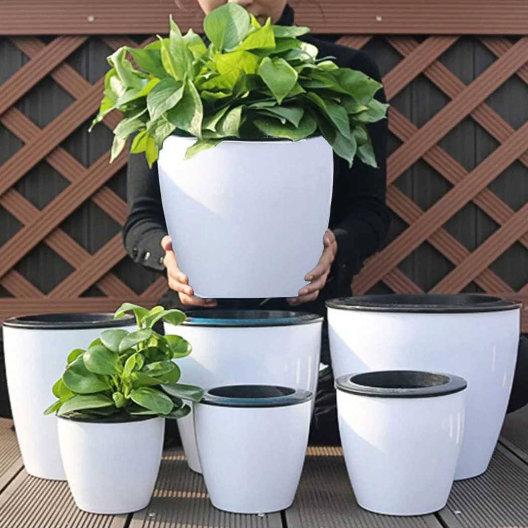 鉢植えの日曜大工の植物,花の植え付け用のプランター,テーブル - Self Watering Insert のレビューと価格