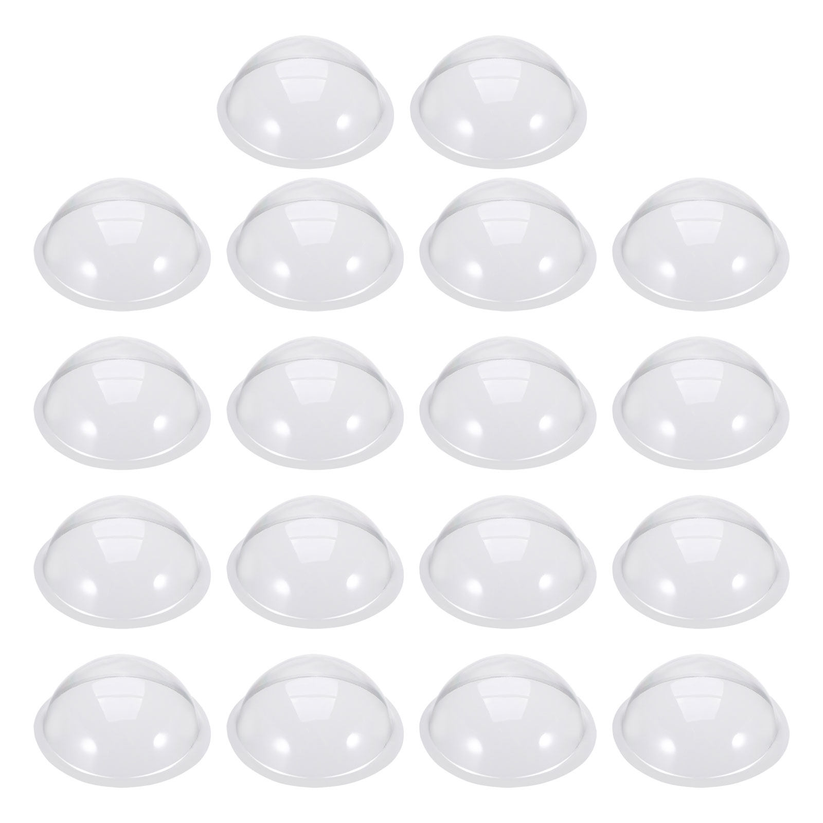 18個入り透明プラスチック製スノードーム、半球型充填可能ドー - Plastic Dome Clear のレビューと価格